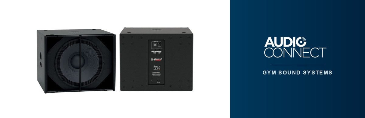 Audio Connect gym sound systems: Martin Audio 18-inch subwoofer