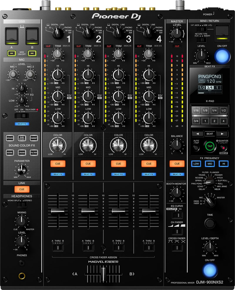 Pioneer DJM-900NXS2 four-channel DJ mixer