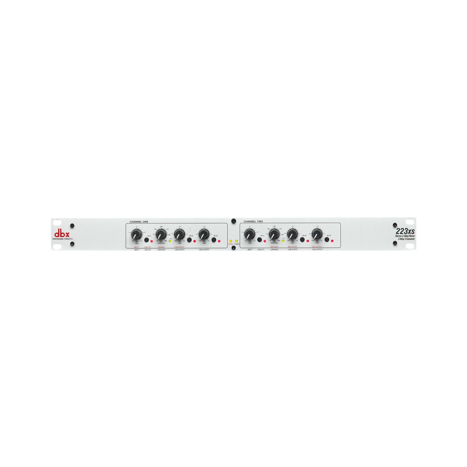 dbx 223XS Stereo 2-Way/Mono 3-Way Crossover with XLR