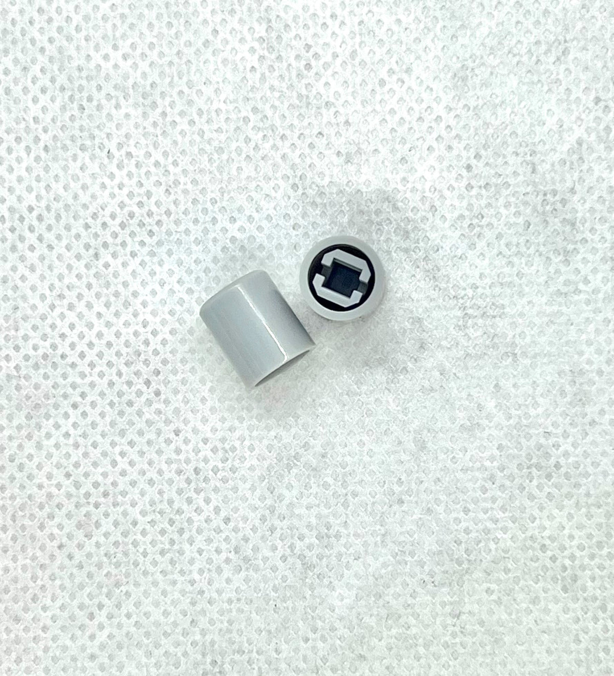 A&H Mixer Push Button Round LIGHT GREY