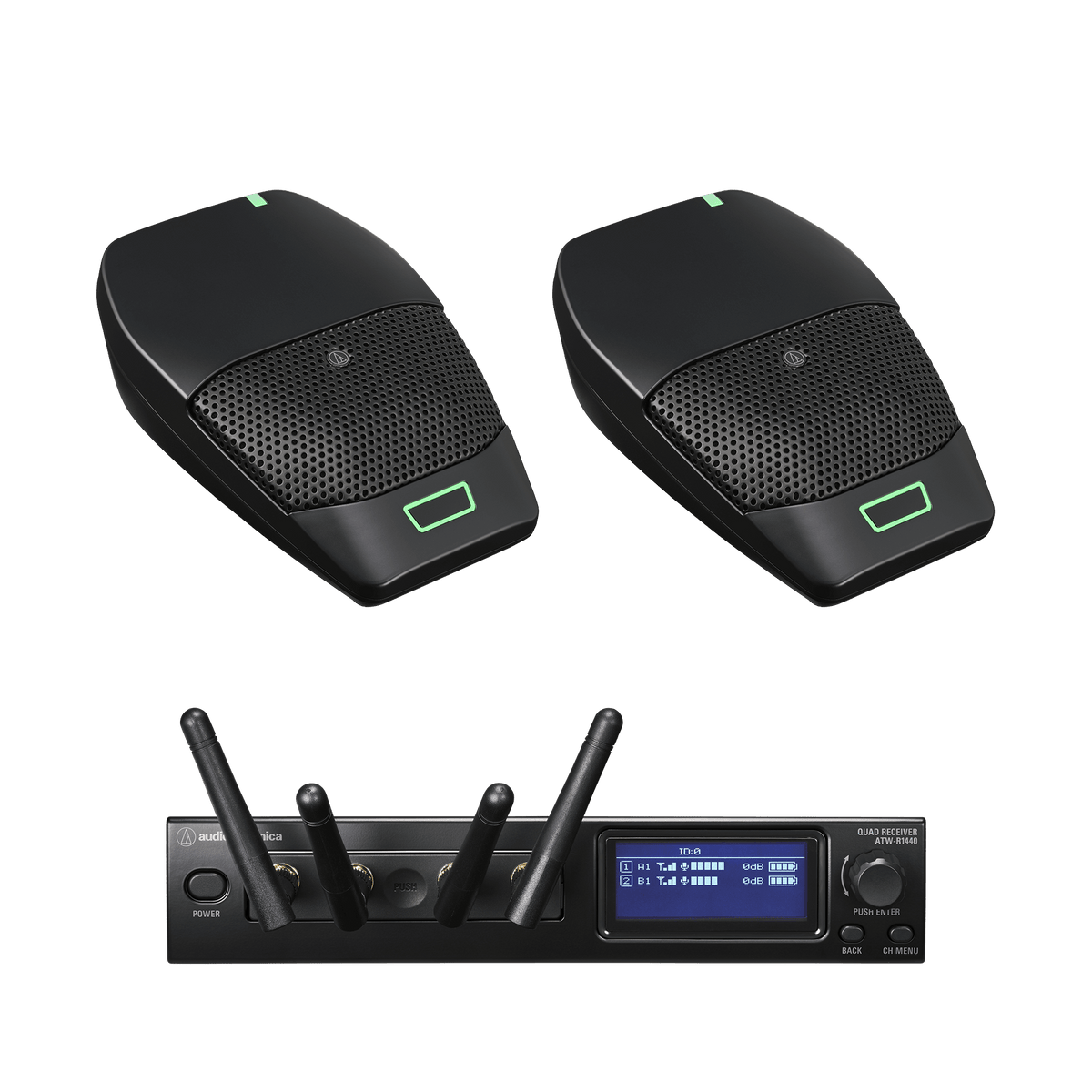Audio-Technica ATW-1426 System 20 PRO Dual Boundary Microphone 2.4 GHz Wireless System