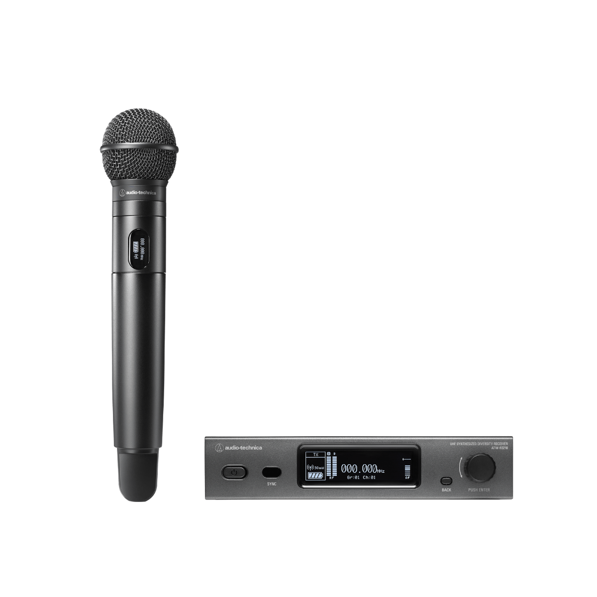 Audio-Technica ATW-3212-C510 3000 Series UHF Wireless Handheld Microphone System