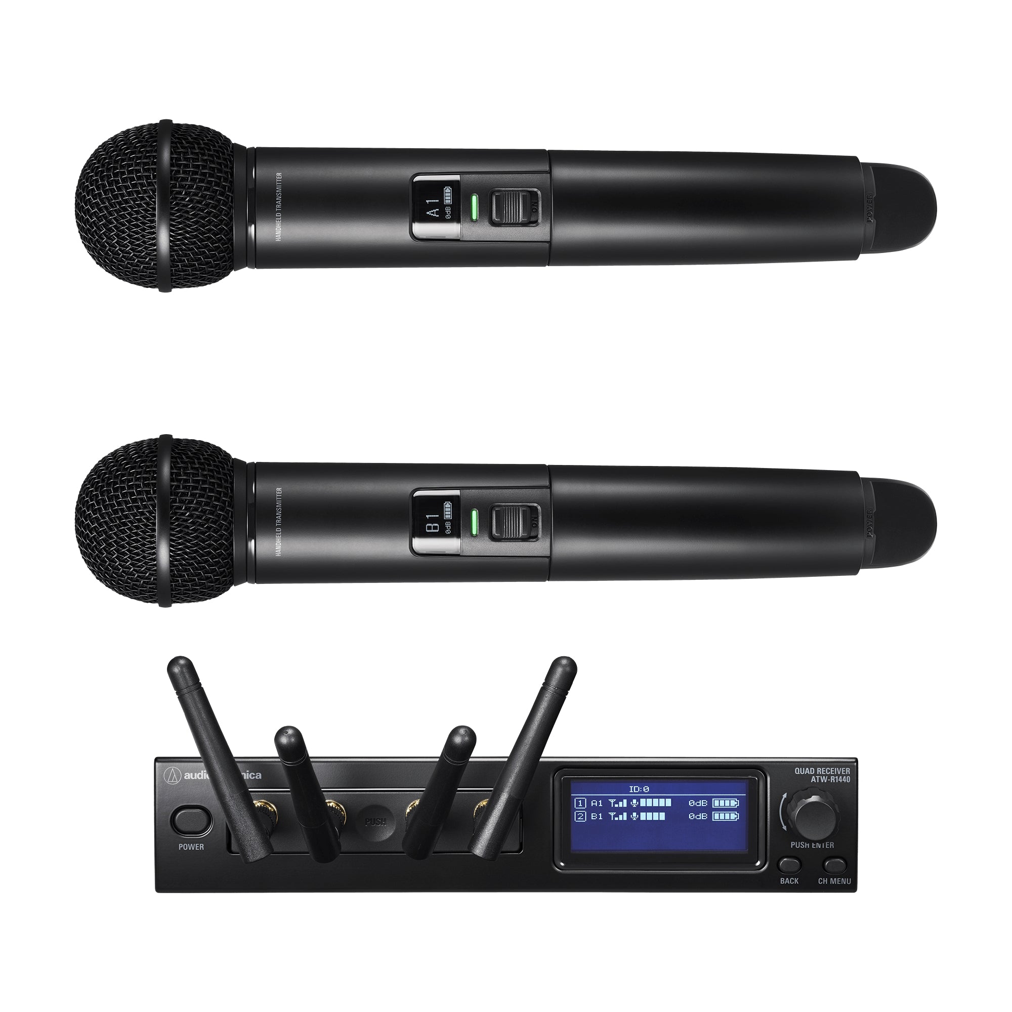 System 20 Digital Wireless Mic System DUAL Handheld 2.4 GHz