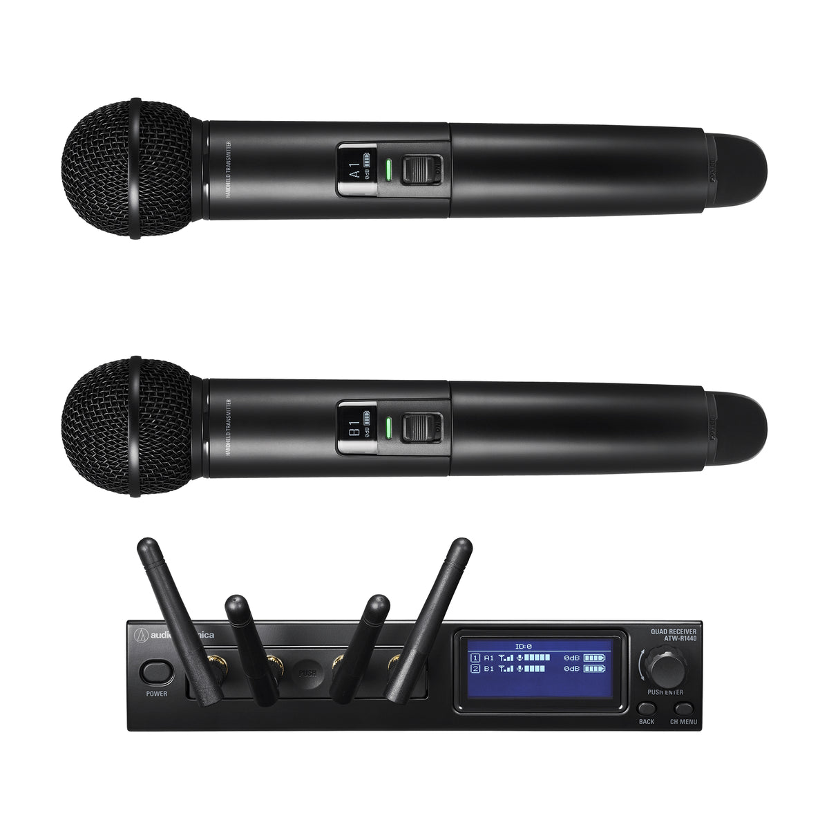 System 20 Digital Wireless Mic System DUAL Handheld 2.4 GHz