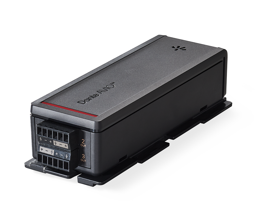 Dante AVIO-A-4OUT-EB 4-Channel Analogue Output Install Adapter with Euroblock
