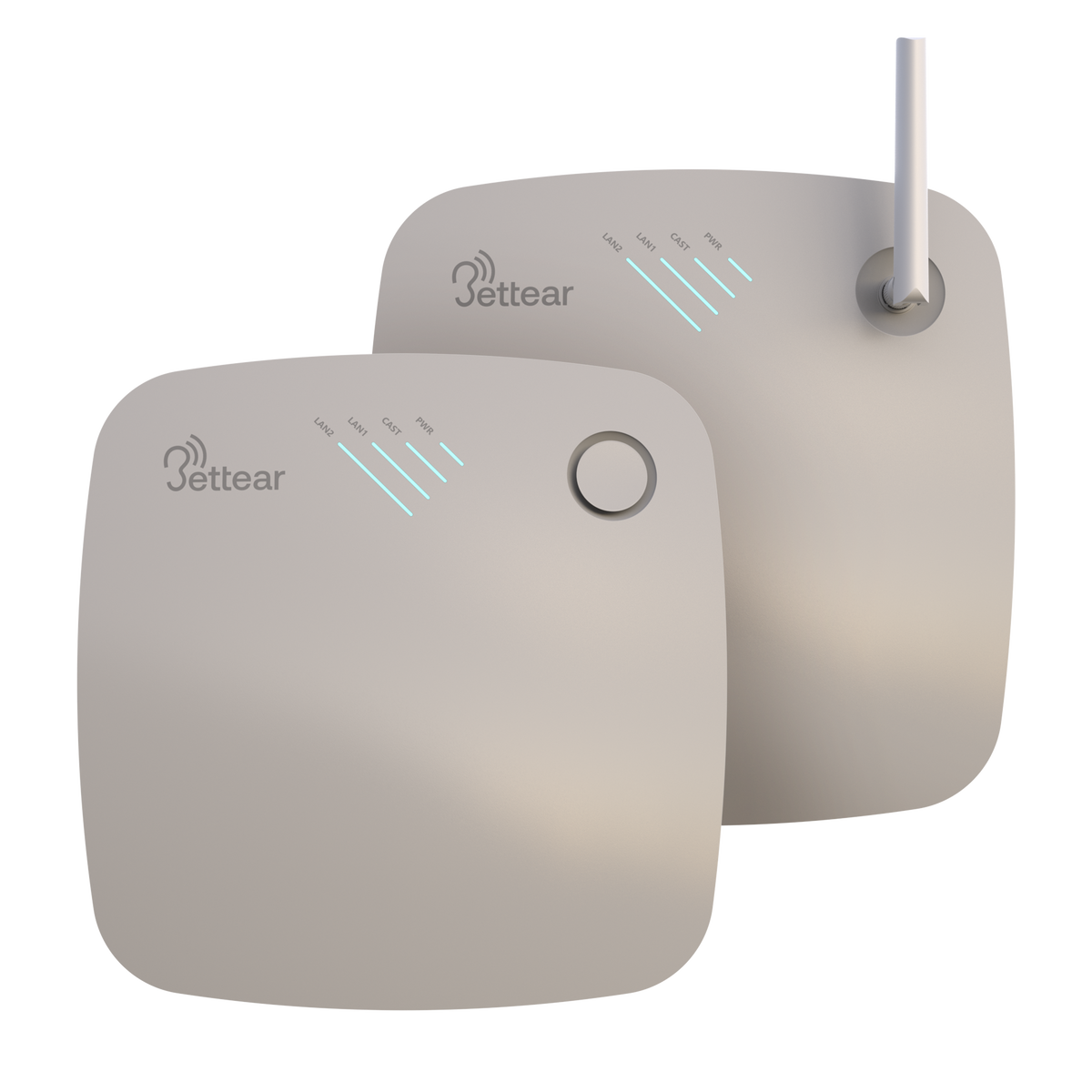 Bettear B-CASTER-X-DNT-BLK 2-Channel Auracast Streamer with Dante and Switchable Antennas