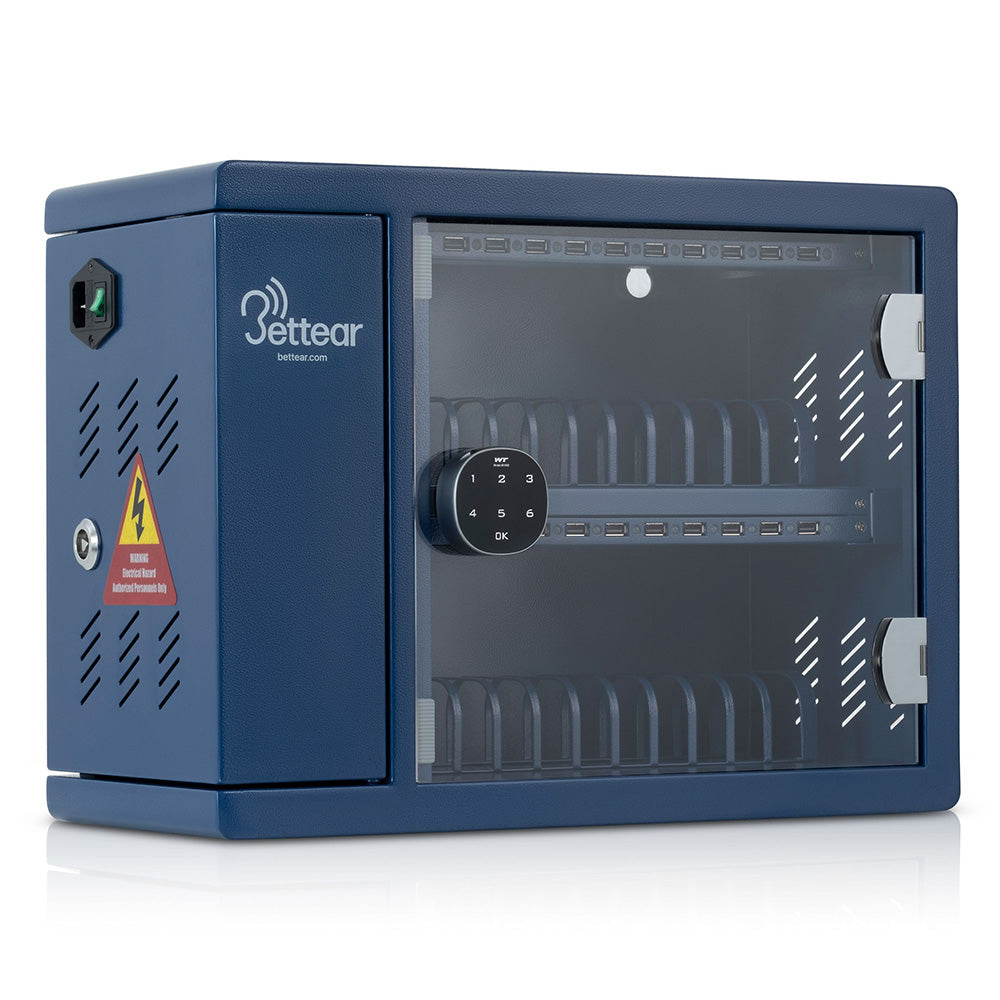 Bettear CHARGINGCABINET 20-Bay B-Lite Wall or Desk Charging Cabinet in Blue