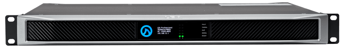 LEA Power Amp 2 x 350 Watt DANTE