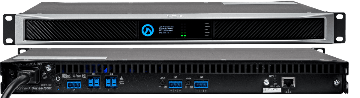 LEA Power Amp 2 x 350 Watt DSP