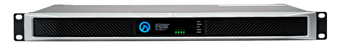 LEA Power Amp 4 x 350 Watt DANTE