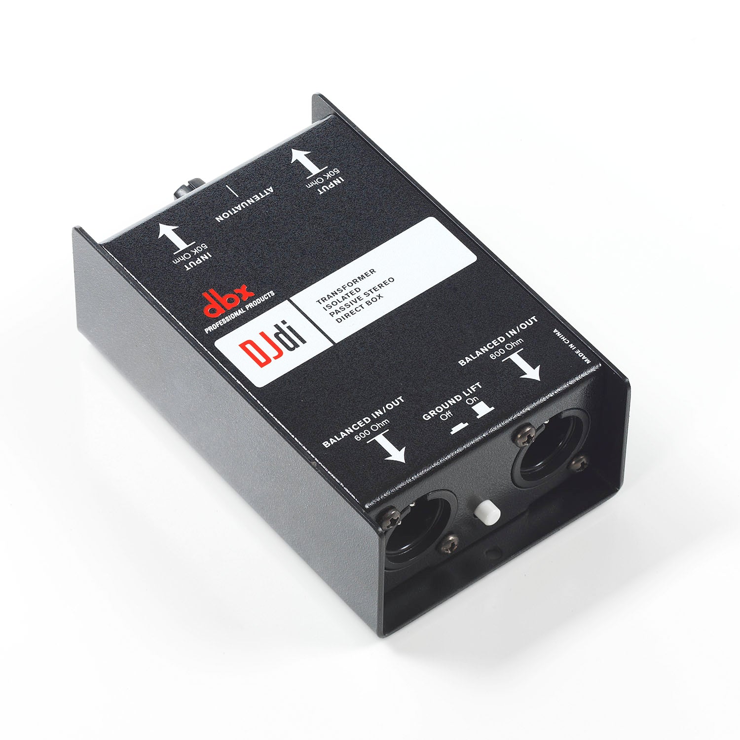 dbx DJDI 2-Channel Stereo Passive DI Box