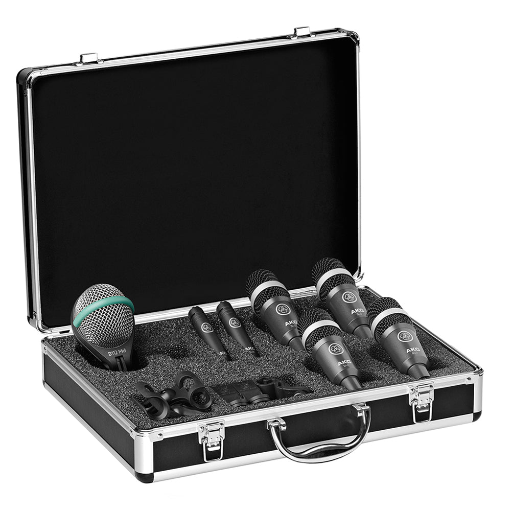AKG DRUMSETCONCERT1 7-Piece Drum Microphone Set with Case