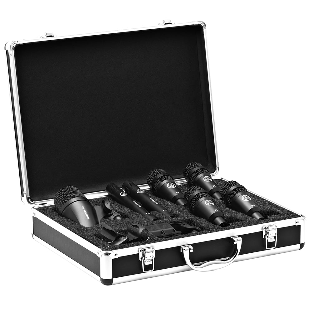 AKG DRUMSETSESSIONI 7-Piece Drum Microphone Set with Case