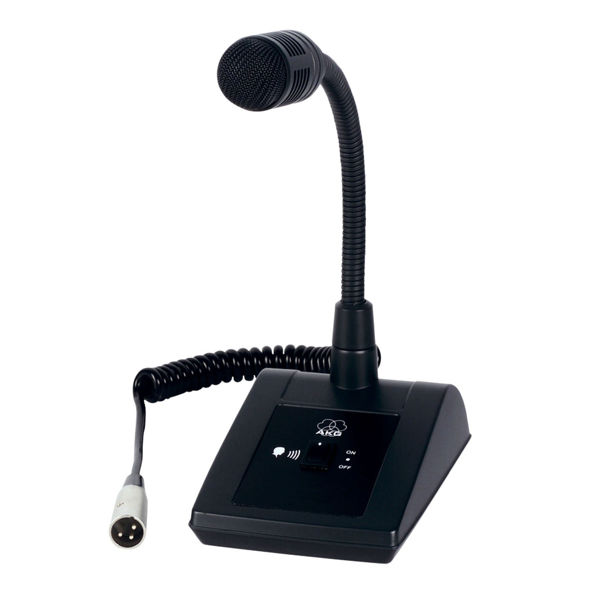 AKG DST99S Dynamic Cardioid Desktop Paging Microphone with Base and Switch
