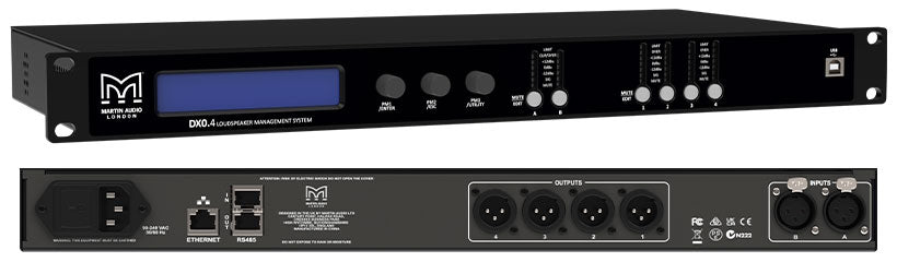 Martin 2 in 4 out network system controller