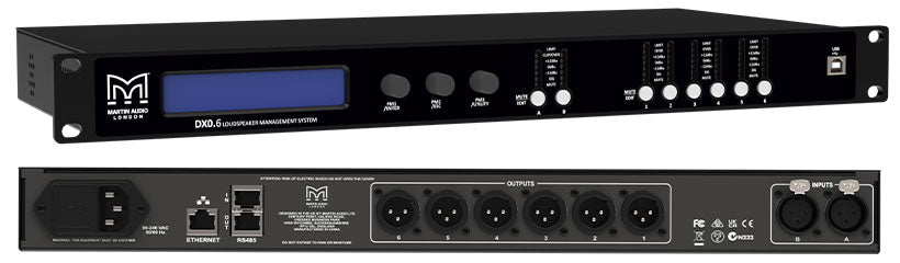 Martin 2 in 6 out network system controller