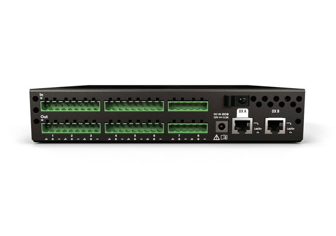A&H 8x8 half rack I/O Audio Expander with Phoenix connectors