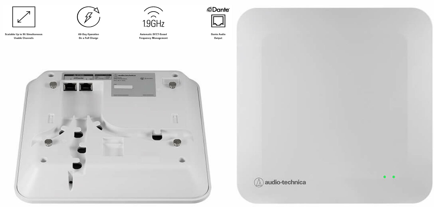Audio-technica 8 Channel Receiver for 1.9ghz DECT system