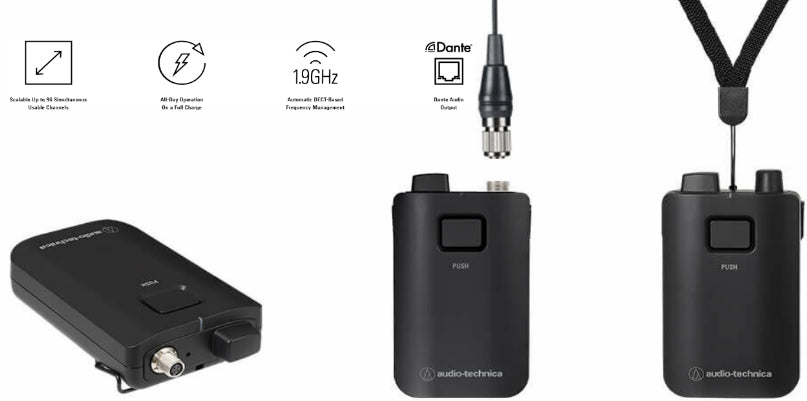 Audio-technica Body pack transmitter for 1.9ghz DECT system