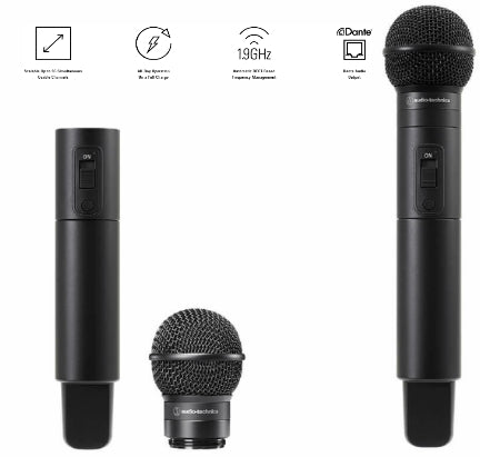Audio-technica Handheld transmitter for 1.9ghz DECT system