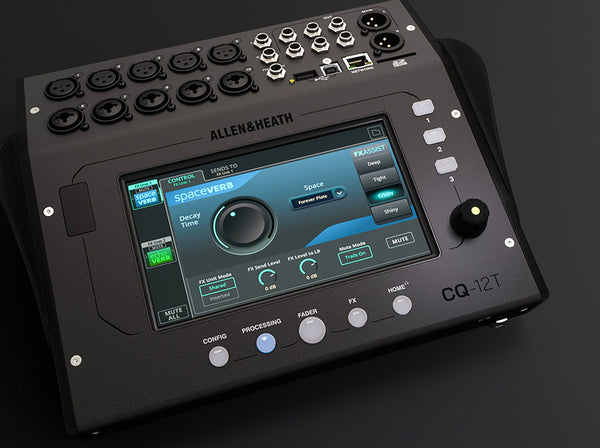A&H CQ12T 12Ch digital mixer Bluetooth SD/USB recording