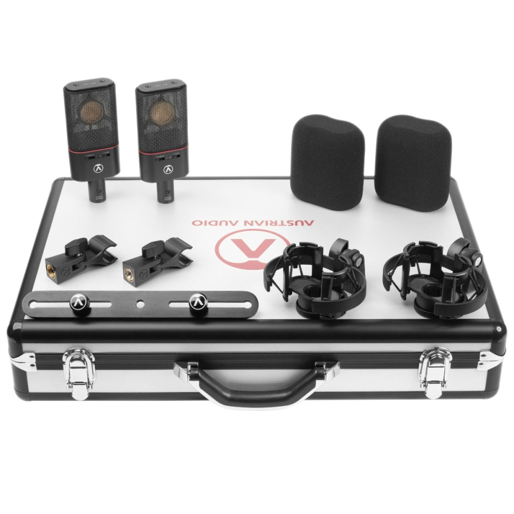 Austrian Audio DUAL SET OC818 Condenser Microphone BLACK