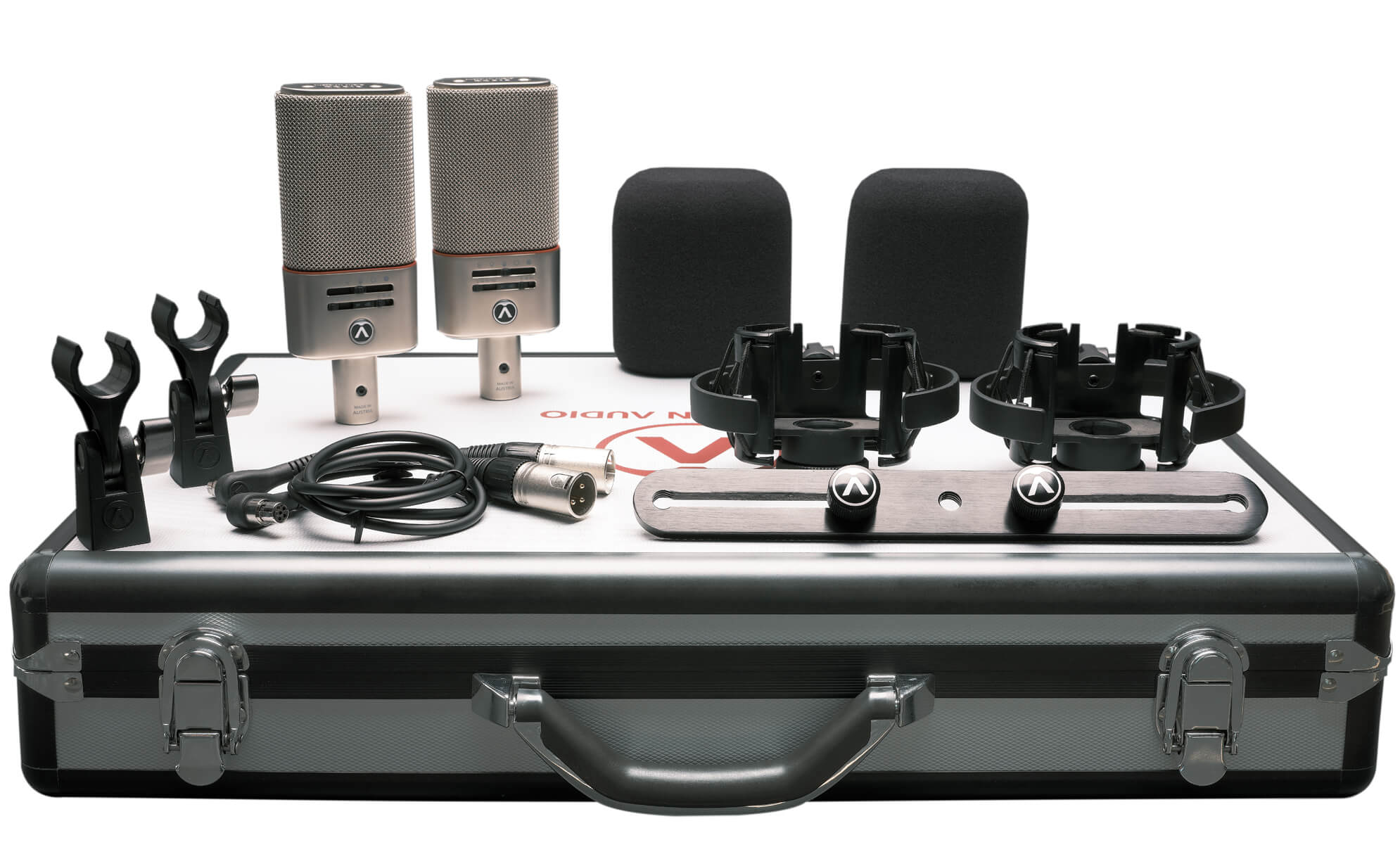 Austrian Audio DUAL SET OC818 Condenser Microphone SILVER