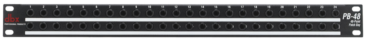 dbx PB-48 48-Point 1/4-inch TRS Patchbay