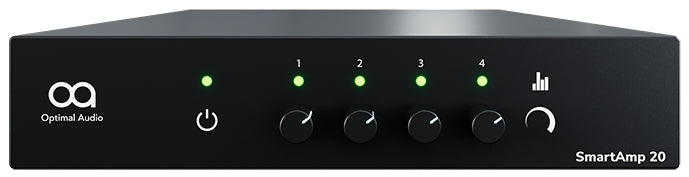 Optimal Audio 4 x 125W amplifier with integral DSP