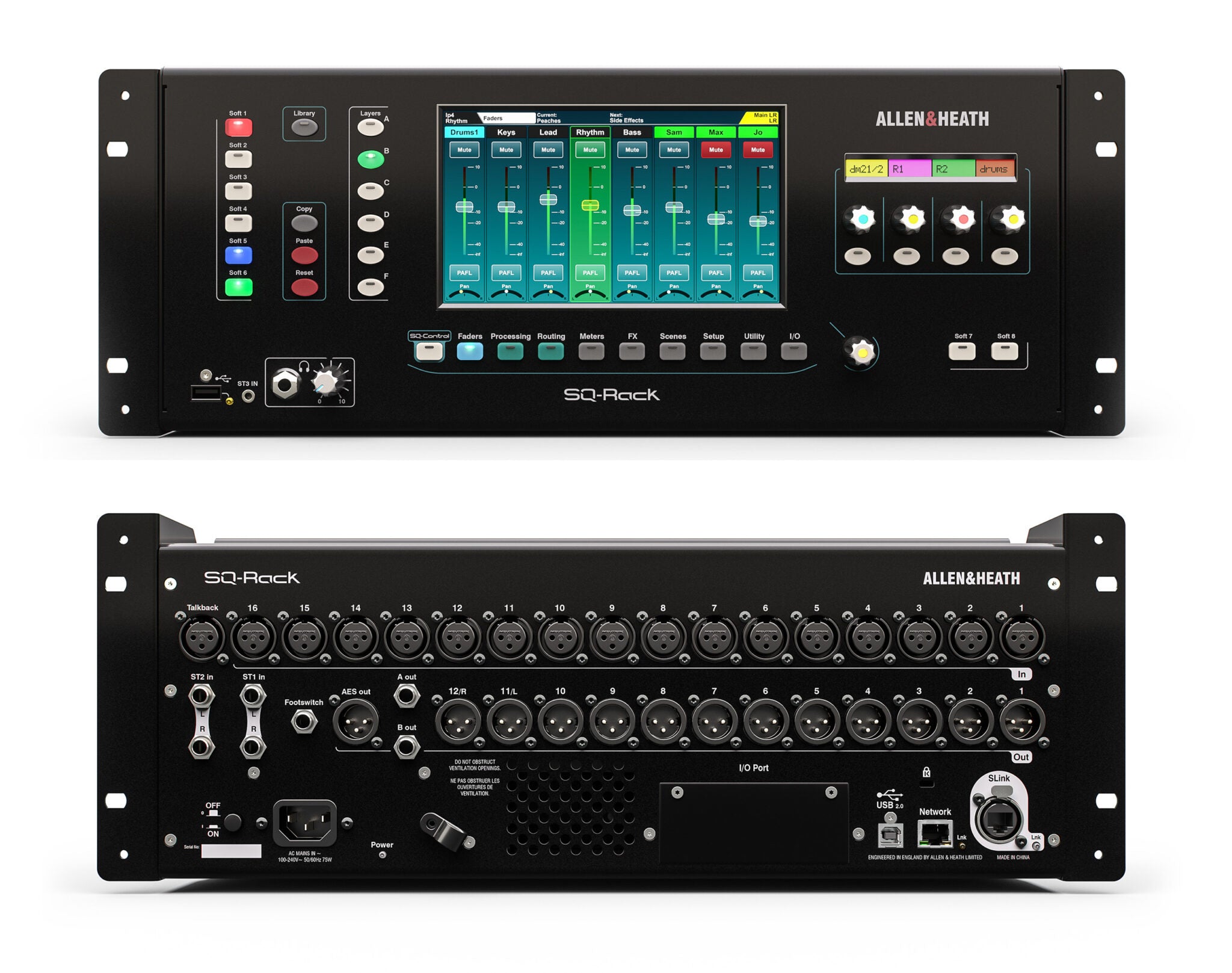 A&H 48 channel, 96kHz rackmount digital mixer for live sound