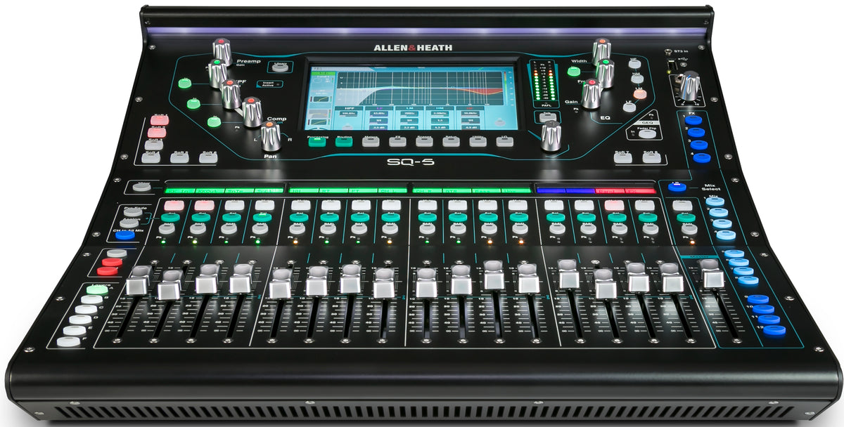 A&H SQ5 48 Channel Digital Mixer, 96kHz, 19 In 15 Out