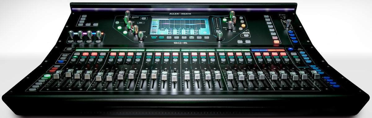 SQ6 48 Channel Digital Mixer, 96kHz, 27 In 17 Out, 8FX