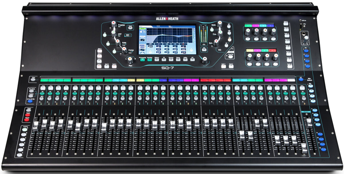 A&H SQ7 48 Channel Digital Mixer, 96kHz, 35 In 19 Out, 8FX