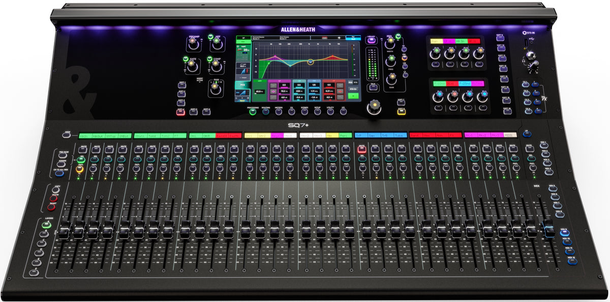 A&H SQ7UltraFX 48 Channel Digital Mixer, 96kHz, 35 In 19 Out