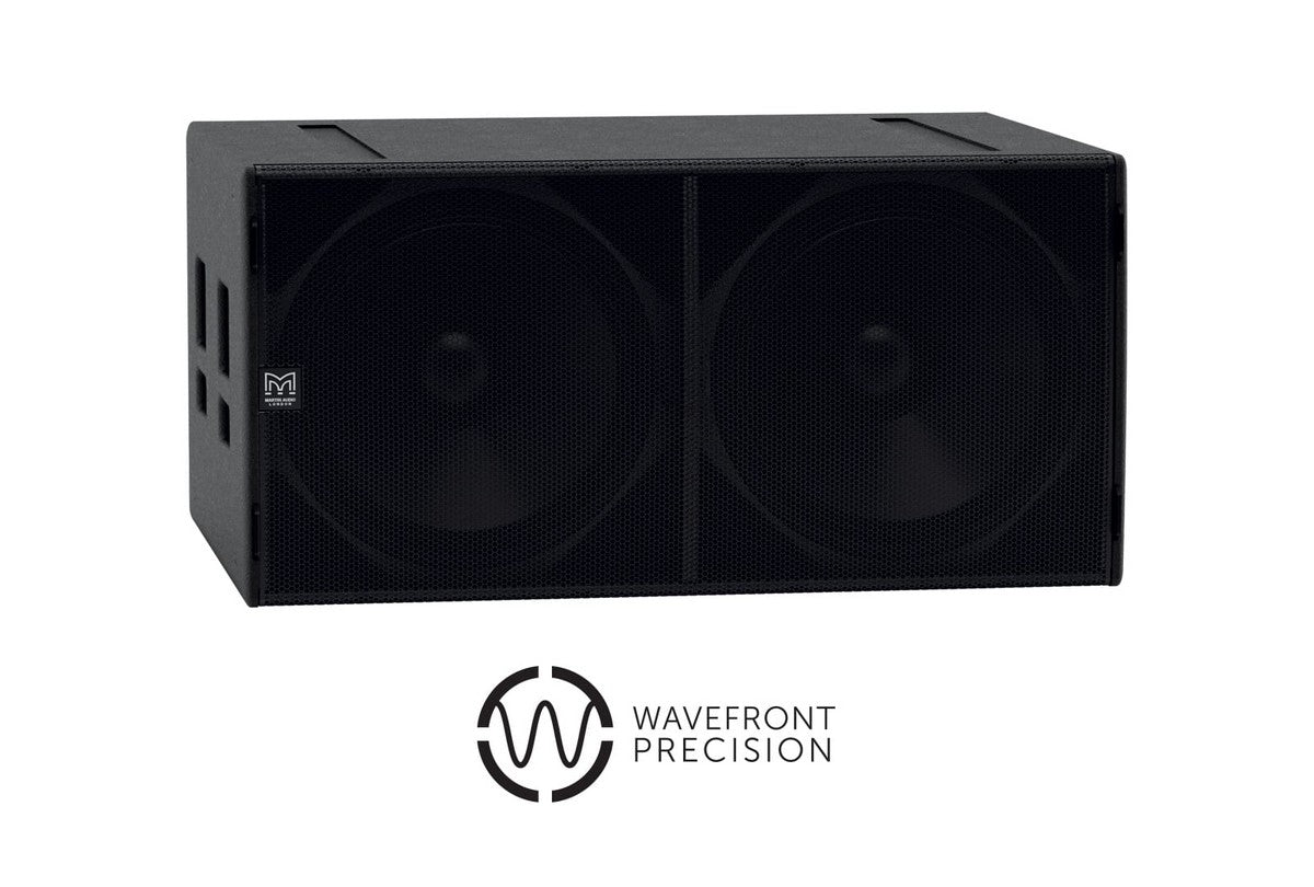 Martin 2 x 18" Dual Driver Direct Radiating Subwoofer BLACK