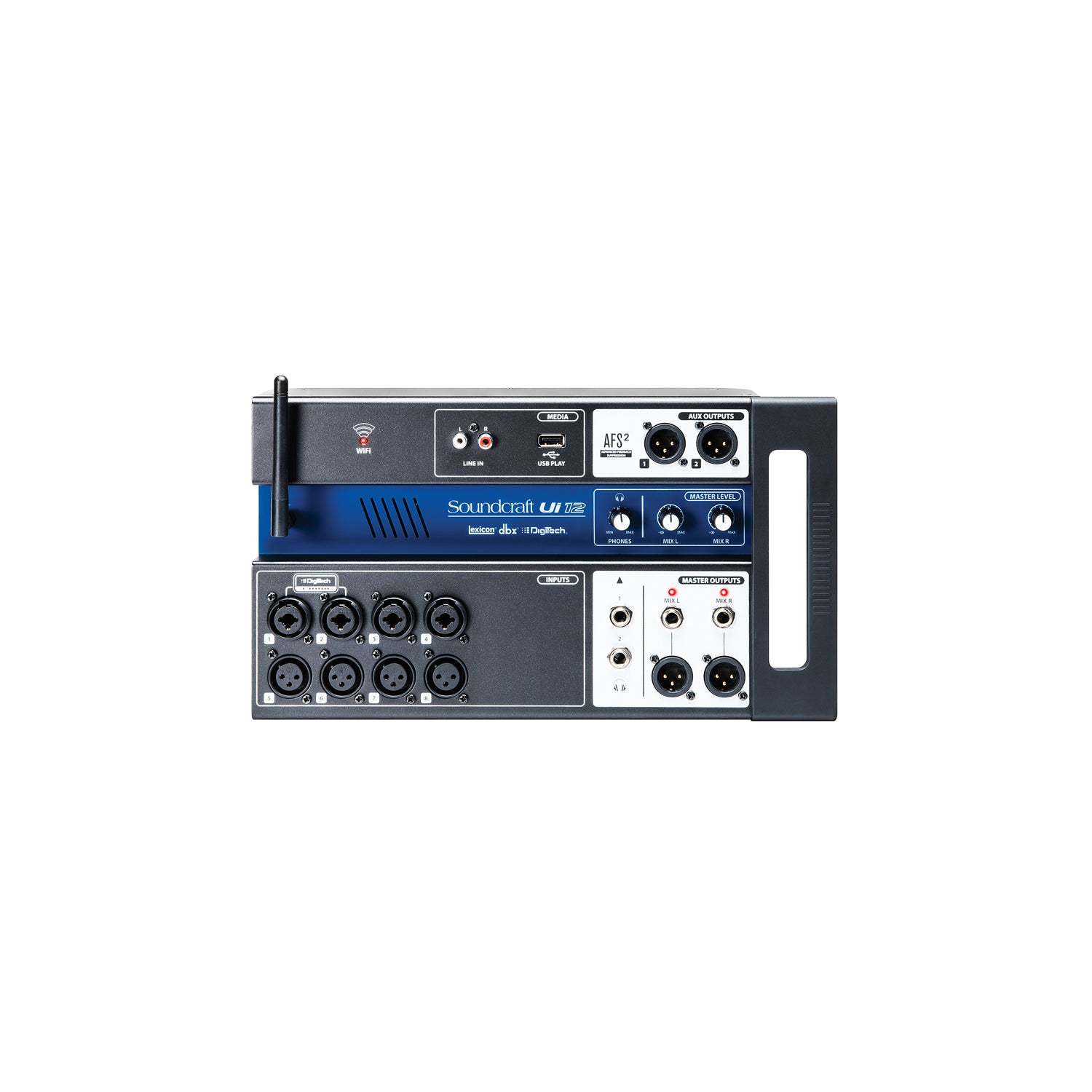Soundcraft UI12 12-Input Remote-Controlled Digital Mixer with Built-in Wi-Fi