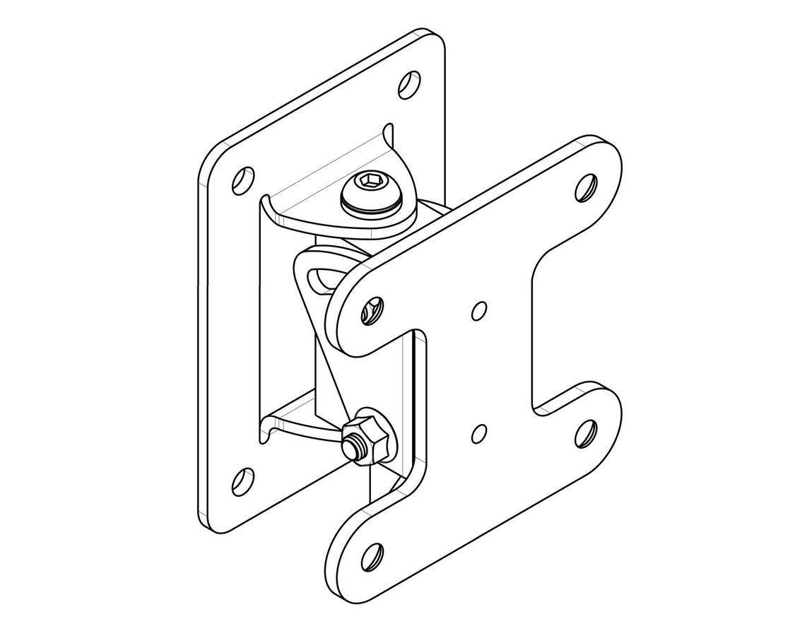 Martin 15" Wall Bracket WHITE Weather Resistant