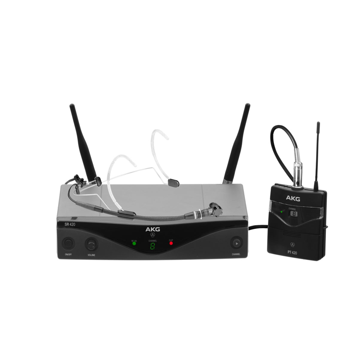 AKG WMS420-HEADSET Wireless Headset Microphone System with C555 L
