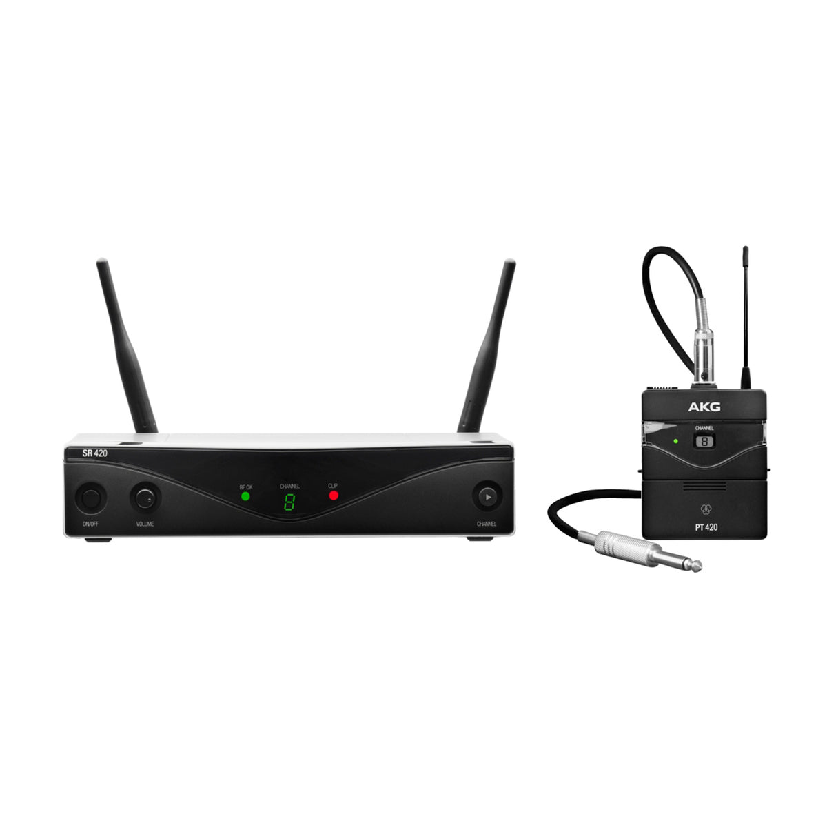 AKG WMS420-INST Wireless Instrument System with PT420 Bodypack and MKG/L Cable