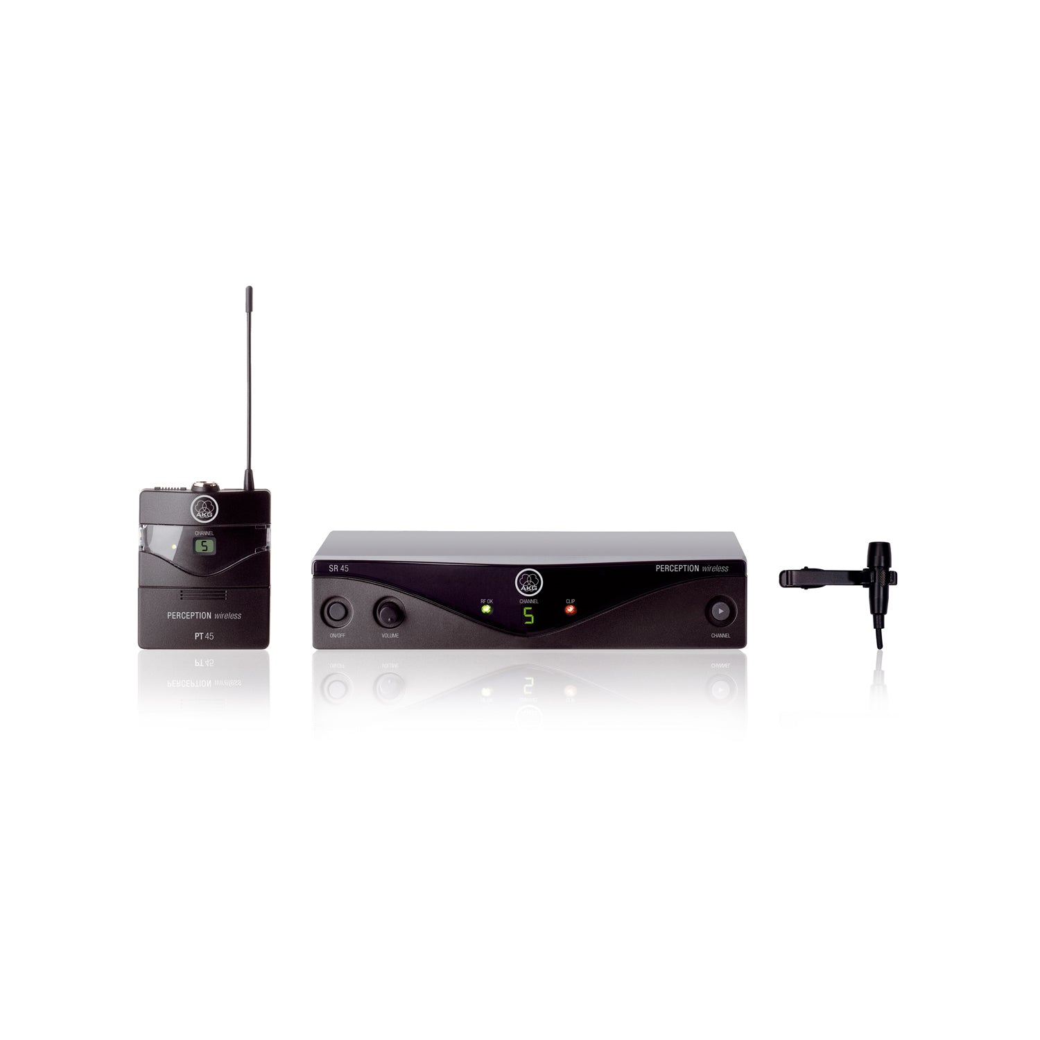 AKG WMS45-LAPEL Perception Wireless Presenter System with CK99L Lapel Microphone