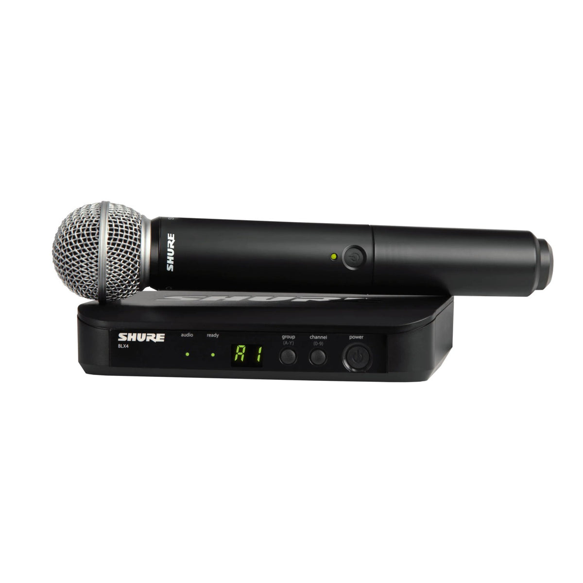 Shure BLX24 wireless system with SM58 handheld transmitter
