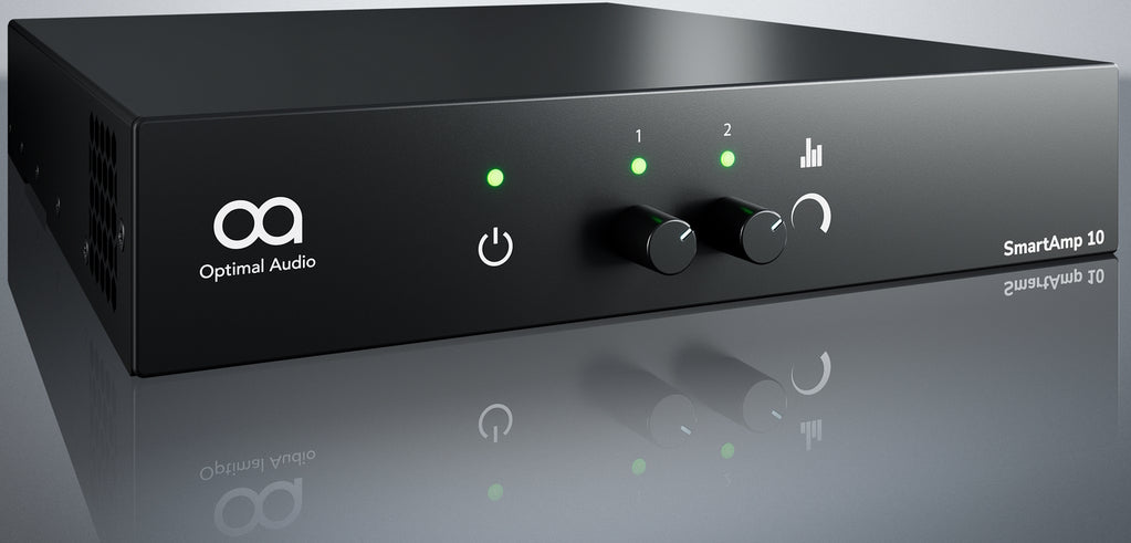 Optimal Audio 2 x 125W amplifier with integral DSP