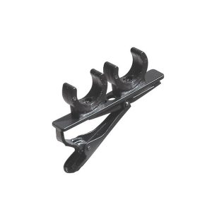 AT8412  Lavaliere Mic Holder  Double Clothing Clip  Plastic - Image 1
