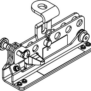 Martin Flying Bracket for FP6, FP8, FP12, FP15 - BLACK - Image 1
