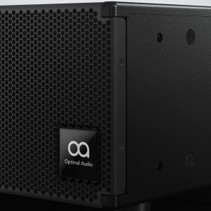 Optimal Audio Low profile sub bass loudspeaker  BLACK - Image 1